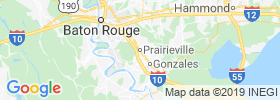 Prairieville map